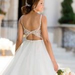 butterfly back wedding dress - ashley grace bridal