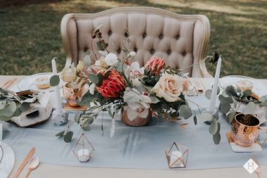 wedding day floral - ashley grace bridal