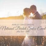 biggest bridal sale ashley grace bridal