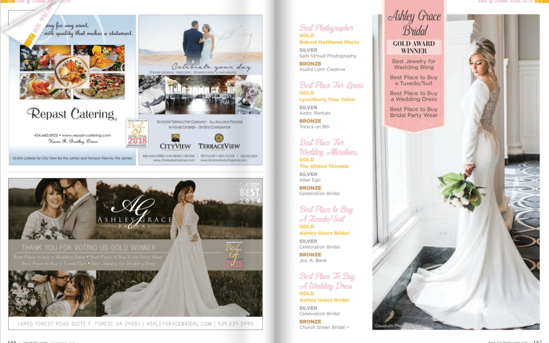 Central Virginia Bridal Guide’s 2018 Best of Bridal Contest - Ashley ...