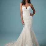 Glorietta Maggie Sottero Trumpet Lace Gown