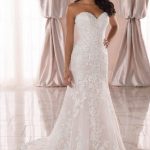 Sweetheart Strapless Lace Gown - SY 6870