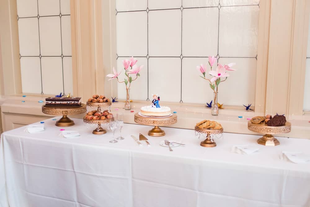 John Marshall Ballroom Wedding dessert table