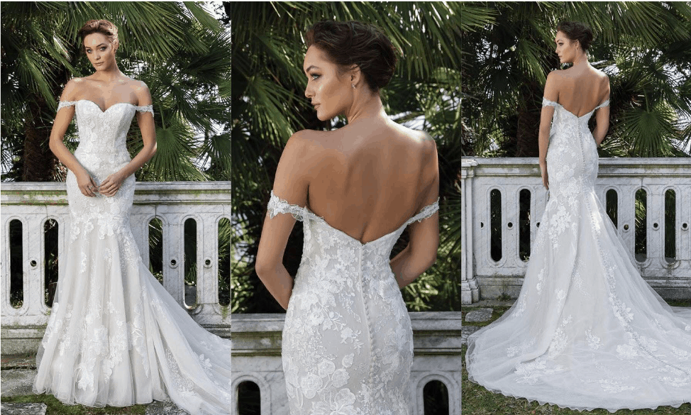 Justin Alexander Flare Gown