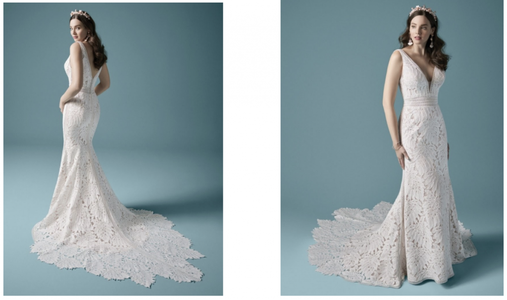 lace wedding gown for the fall collection
