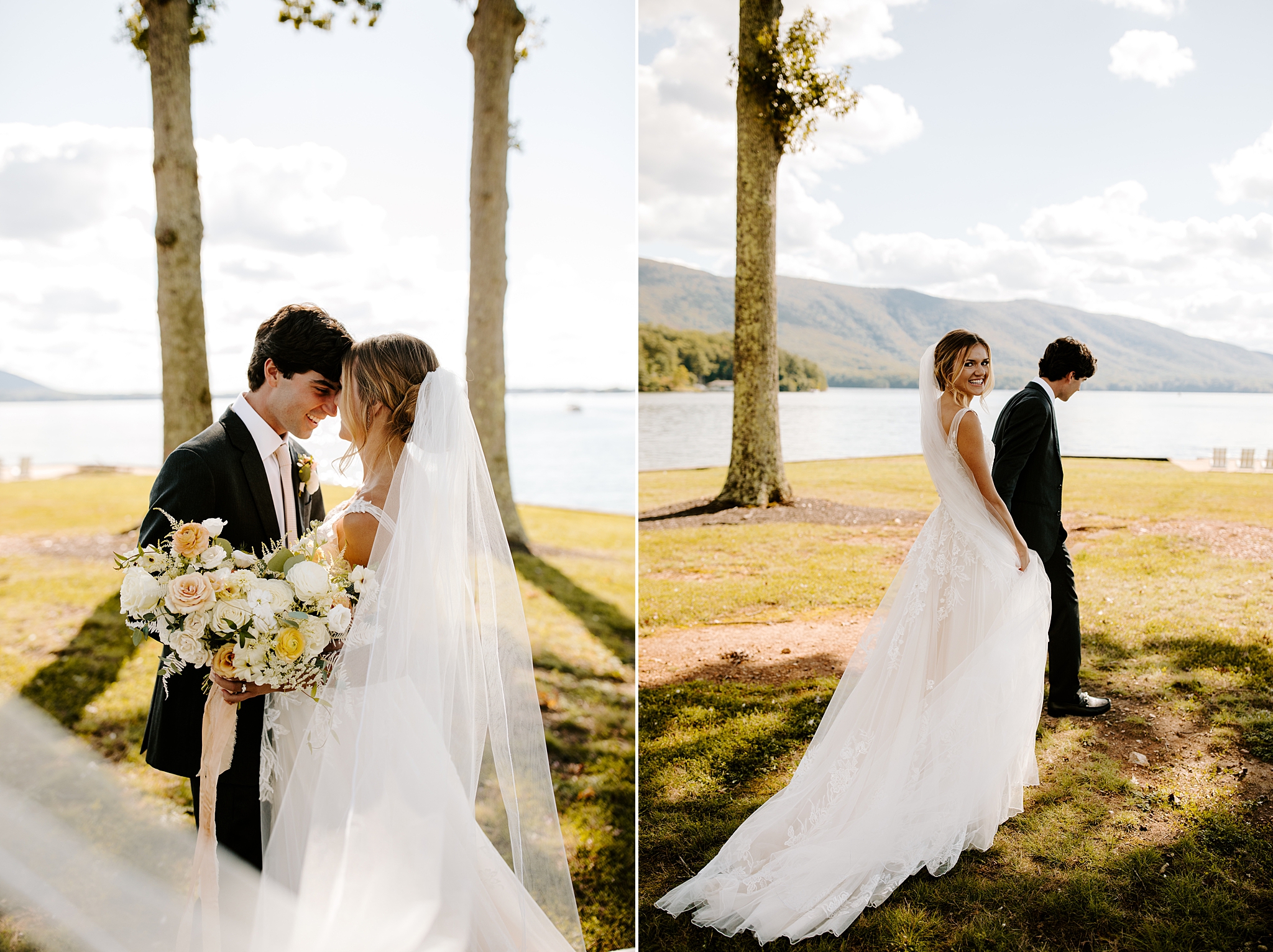 smith mountain lake wedding photos