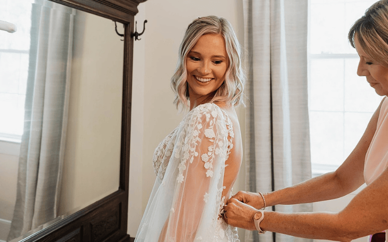 ashley grace second wedding dress