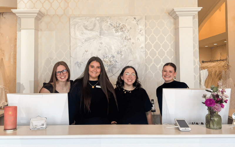 stylist of Ahsley Grace bridal