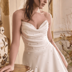 gown with beads, sparkly details